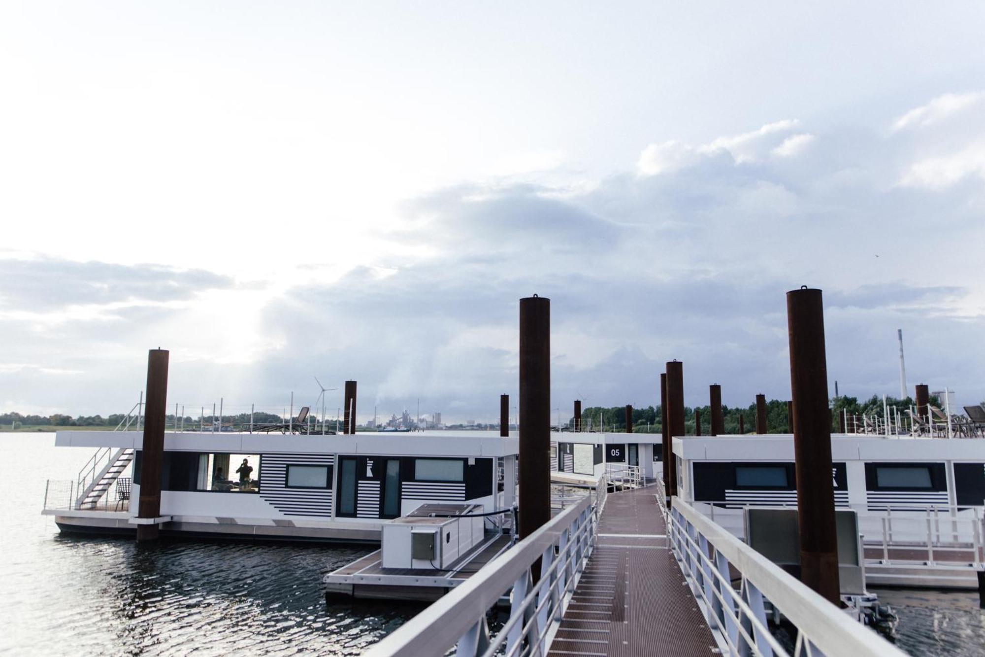 Hausboote Am Lankenauer Hoeft BRE Buitenkant foto