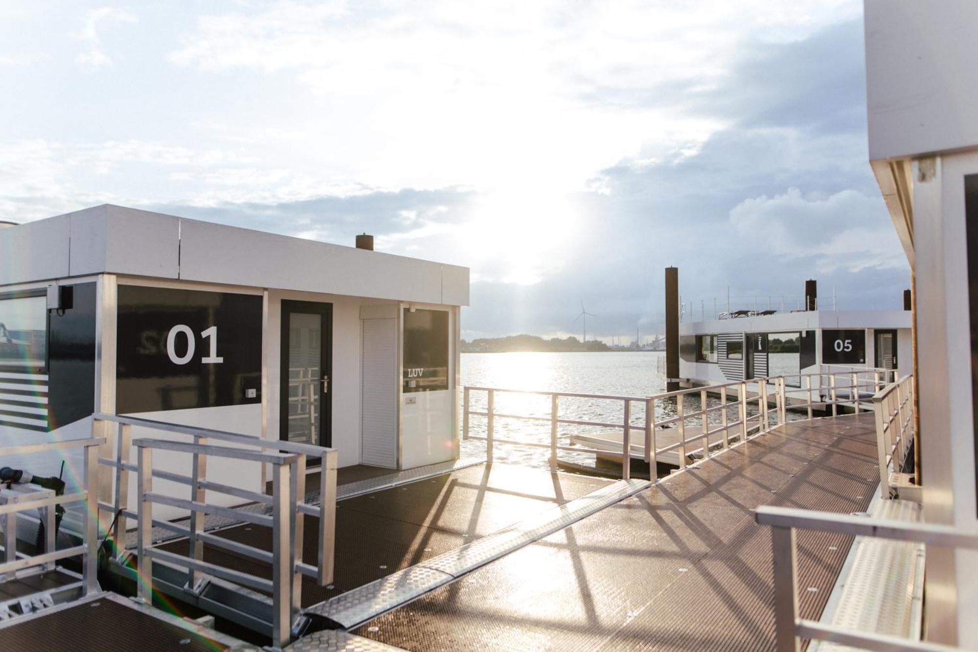 Hausboote Am Lankenauer Hoeft BRE Buitenkant foto