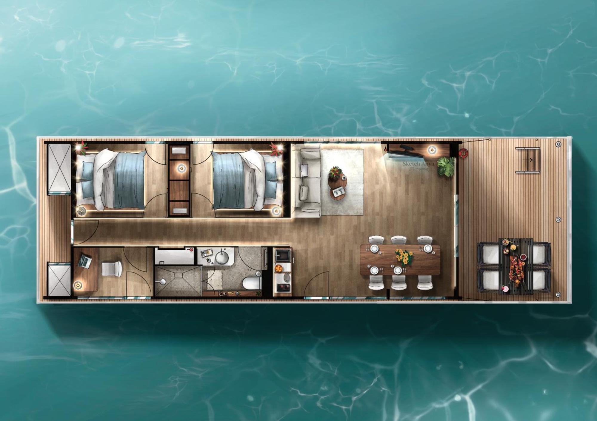Hausboote Am Lankenauer Hoeft BRE Buitenkant foto